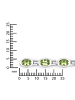 Rafaela Donata Armband aus Sterling Silber mit Peridot in silber