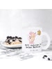Mr. & Mrs. Panda Kaffeetasse Maus Dart spielen mit Spruch in Transparent