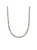 Luxenter Halskette aus 925er Sterlingsilber und Tigerauge mit 18k Goldbeschichtung