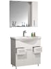 ebuy24 Badmöbelset LisaloXL Weiß 75 x 45 cm