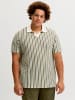 JACK & JONES PLUS Poloshirt in Sea Pearl