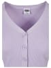 Urban Classics Urban Classics Damen Ladies Short Rib Knit Cardigan in lilac