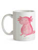 Mr. & Mrs. Panda Kaffeetasse Axolotl Niedlich ohne Spruch in Weiß