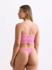 Erlich Textil  Iconic Lace Bralette Top aus nachhaltiger Spitze - verstellbare Träger in bubblegum