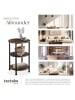 tectake Beistelltisch Colchester 40 x 61 cm, Industrial Holz dunkel, rustikal