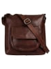 SPIKES & SPARROW Umhängetasche CROSS BODY echt Leder in cognac