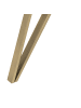Beliani Esszimmertisch MOLDEN in Weiß/Gold - (W) 80 x (H) 75 x (L) 150 cm
