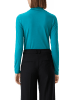 comma T-Shirt langarm in Petrol