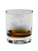 Mr. & Mrs. Panda Whiskey Glas Walfisch Thunfisch ohne Spruch in Transparent