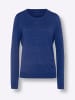 Sieh an! Rundhals-Pullover in royalblau