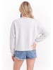 IZIA Women Sweatshirt in Offwhite
