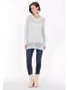 VIRITA Women Sweater in Light Blue Multicolor