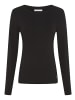 Tamaris Langarmshirt in schwarz