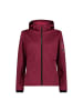 cmp Funktions-Softshelljacke WOMAN JACKET ZIP HOOD in Rot