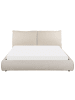 Beliani Doppelbett VINAY in Beige - (W) 176 x (H) 90 x (L) 233 cm