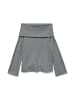Vero Moda Strickpullover in Medium Grey Melange