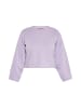 Swirly Damen Sweatshirt in LAVENDEL