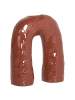 Beliani Blumenvase PERCH in Braun - (W) 23 x (H) 29 x (L) 10 cm
