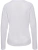 Hummel Sportshirt "Beat W T-Shirt Longsleeve" in Weiß