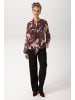 Aniston CASUAL Schlupfbluse in bordeaux-beige-schwarz