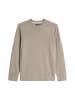 Marc O'Polo Pullover regular in Dark Beige Melange
