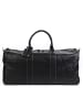 BACCINI Leder-Reisetasche Leder Weekender Unisex TOBY in schwarz