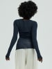 Seamless Basic T-shirt Cotton Elvira in Midnight