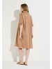 More & More stilvolles Schlupf-Hemdblusenkleid in ginger brown