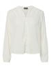 Pieces Bluse in Cloud Dancer
