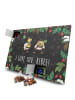 Mr. & Mrs. Panda Tee Adventskalender Bienen Paar mit Spruch in Kreidetafel