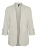 Vero Moda Legeres Blazer Jackett mit Dreiviertel Arm Leichter Sakko in Beige-2