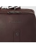 Piquadro Carl Aktentasche Leder 41 cm Laptopfach in dark brown