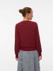 Vero Moda Strickjacke in Syrah