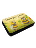 Mr. & Mrs. Panda Etui Bienen Paar Design mit Spruch in Weiß