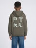 Petrol Industries Lässiger Hoodie mit Print Millplace in Grau