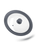 relaxdays Univeral-Topfdeckel in Grau - Ø 31,5 cm