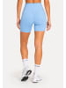 SMILODOX LEO Shorts Velvara in Hellblau Leo