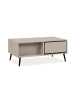 CALICOSY Couchtisch ARONA in Taupe / Schwarz - (W) 94  x (H) 40  x (L) 55  cm
