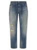 Dolce & Gabbana Blau Baumwolle Relaxed Fit Jeans