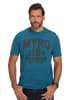 JP1880 Kurzarm T-Shirt in tiefseeblau