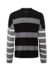 Liu Jo Strickpullover Maglia chiusa in schwarz grau - 0001