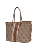 Guess Erenia Large 2 in 1 Tote - Shopper (coal logo) in latte logo