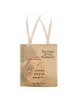 Mr. & Mrs. Panda Tasche Eule Federschmuck Design mit Spruch in Weiß