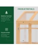 Outsunny Gewächshaus 70L x 50B x 120H cm Braun