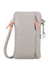MYWALIT Handytasche Leder 12 cm rauchgrau