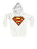 Logoshirt Kapuzensweatshirt DC - Batman Logo in altweiss