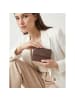 Lazarotti Bologna Leather Zip-Around Geldbörse Leder 12 cm in taupe