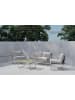ebuy24 Sofaset Thassos (4-teilig) Grau 50 x 90 cm
