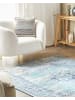 Beliani Kurzflor ALMUS in Blau - (W) 140 x (H) 1 x (L) 200 cm