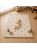 SanoSoft Sanosoft samtweicher und kuscheliger Krabbelteppich "Sterne" 120x170cm